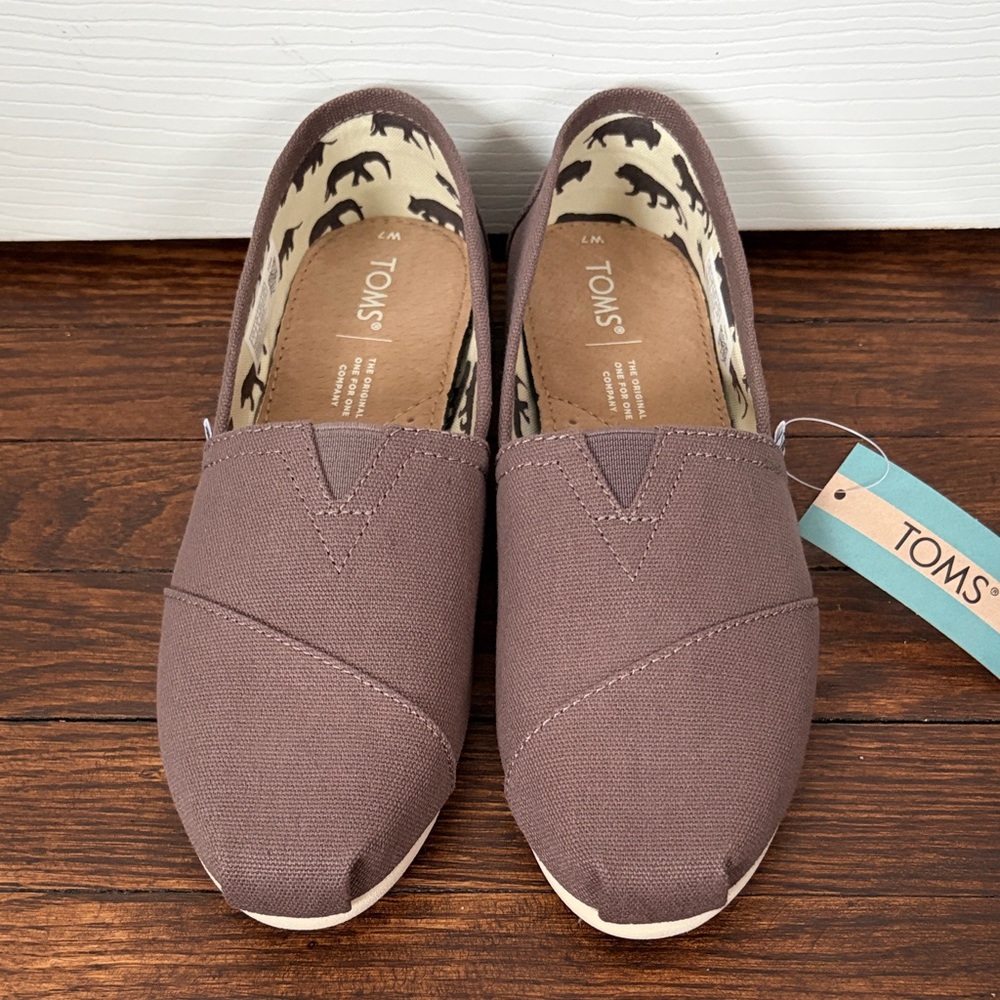 TOMS Women's Ash Canvas Loafers